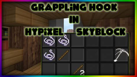 Overview of Grappling Hook in Hypixel Skyblock Minecraft server. . Grappling hook hypixel